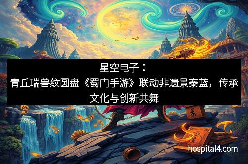 星空电子：青丘瑞兽纹圆盘《蜀门手游》联动非遗景泰蓝，传承文化与创新共舞